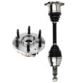 thumbnail image 1 of ECCPP 515096 Wheel Hub and Bearing CV Axle Shaft Assembly fit For Escalade ESV EXT Avalanche Silverado 1500 Suburban 1500 Tahoe Sierra 1500 Yukon XL 1500 Front Driver Left Passenger Right 6 Lugs 2PCS, 1 of 5