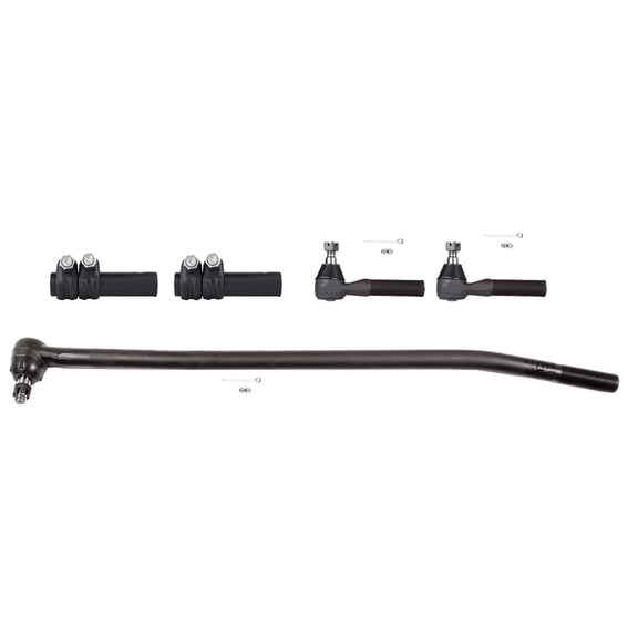 ECCPP 5pcs Front Left Outer Tie Rod End Front Right Inner Center Link Front Tie Rod Adjusting Sleeve fit for 1992-1997 For Ford for F-350