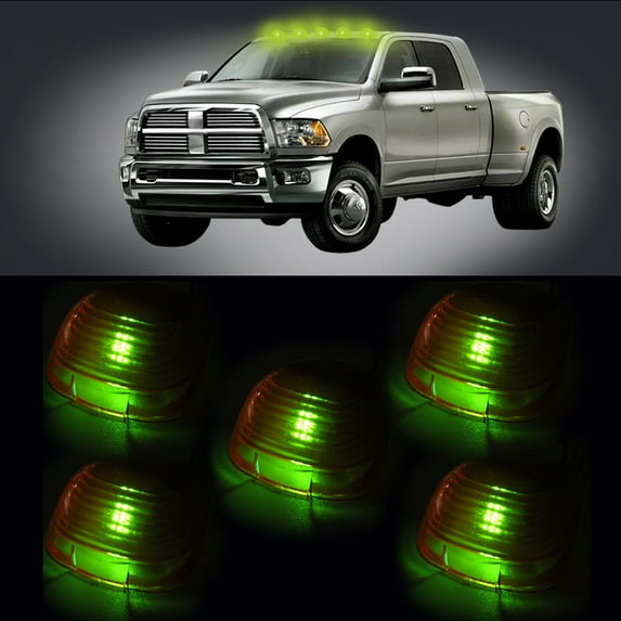ECCPP 5x Amber Cab Marker Clearance Running light T10 6SMD Green LED Light For Truck SUV 1995-2014 E150 E250 E350 E350 Super Duty E450 Super Duty F250 F350 F450 F550 Super Duty F150 etc