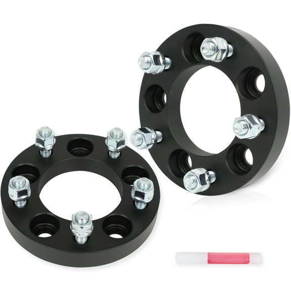 ECCPP fit for 1991-2005 for GMC Jimmy 5x4.75 to 5x5 Wheel Spacers Adapters Spacers 1 inch 5 lug with Studs 12x1.5 Centric Bore 87.1mm