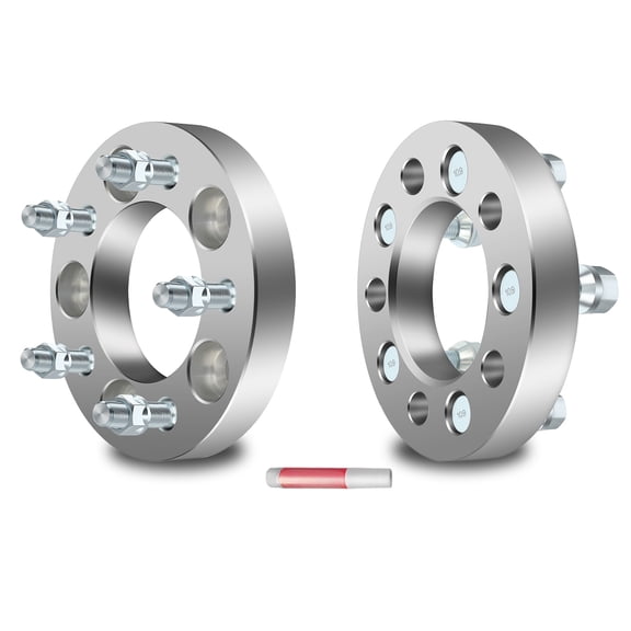 ECCPP Wheel Spacers Fit for 1995-2004 for GMC Sonoma 1983-1994 for Chevy S10 Blazer 1982-2002 for Pontiac Firebird Wheel Spacer Adapter Kit with 12x1.5 Studs 87.1 mm Hub Bore 5Lug 2pcs