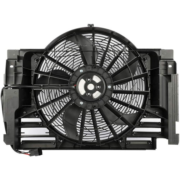 ECCPP 611400 A/C Condenser Fan Assembly for X5 Fits select: 2001-2006 BMW X5 3.0I, 2000 BMW X5 4.4I