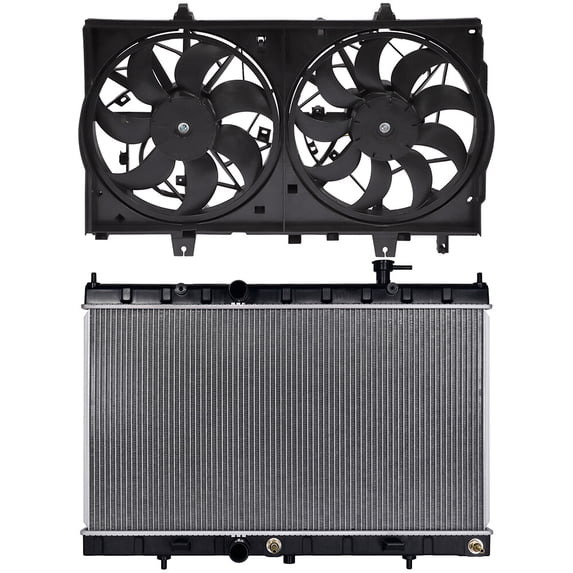 ECCPP 620-472 Cooling Fan 4291 Radiator Replacement for 2014-2018 for Nissan for Rogue