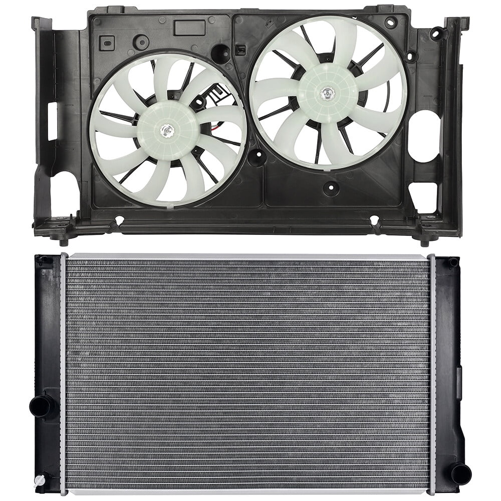 Pacific Best Inc. Dual Radiator & Condenser Fan for 2006-10 Pontiac G6
