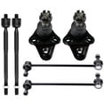 thumbnail image 1 of ECCPP - 6PC Front Inner Tie Rod End Front Lower Ball Joint Front Sway Bar End Link - Compatible with 2004-2009 for Toyota for Prius - EV80304 K80230 K90309 Suspension Kit, 1 of 5