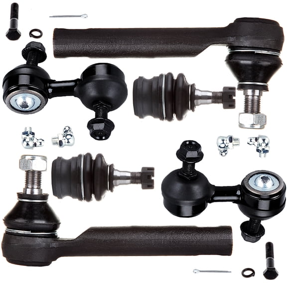 ECCPP - 6PC Lower Ball Joint Outer Tie Rod End Sway Bar End Link - Compatible with 2002-2015 for Subaru Impreza 2005-2009 for Subaru Outback - ES3712 K750049 K9513 Suspension Kit