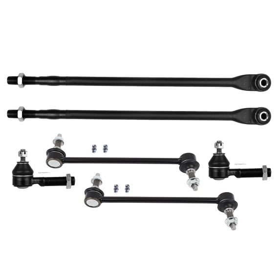 ECCPP - 6PCS Front Inner Outer Tie Rod End Sway Bar Link For 1993-1997 For Chrysler Concorde For Chrysler LHS For Chrysler New Yorker For Dodge Intrepid For Eagle Vision Suspension Kit