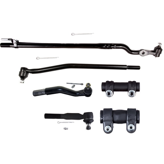 ECCPP 6PCS Front Suspension Kit for 2000-2005 for Ford Excursion 1999-2004 for Ford F-350 Super Duty Outer Tie Rod End Inner Tie Rod End Tie Rod Adjusting Sleeve