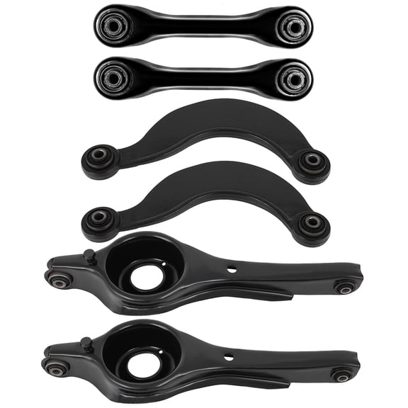 ECCPP 6PCS Rear Suspension Kit for 2000-2011 for Ford Focus Upper/Lower Control Arm