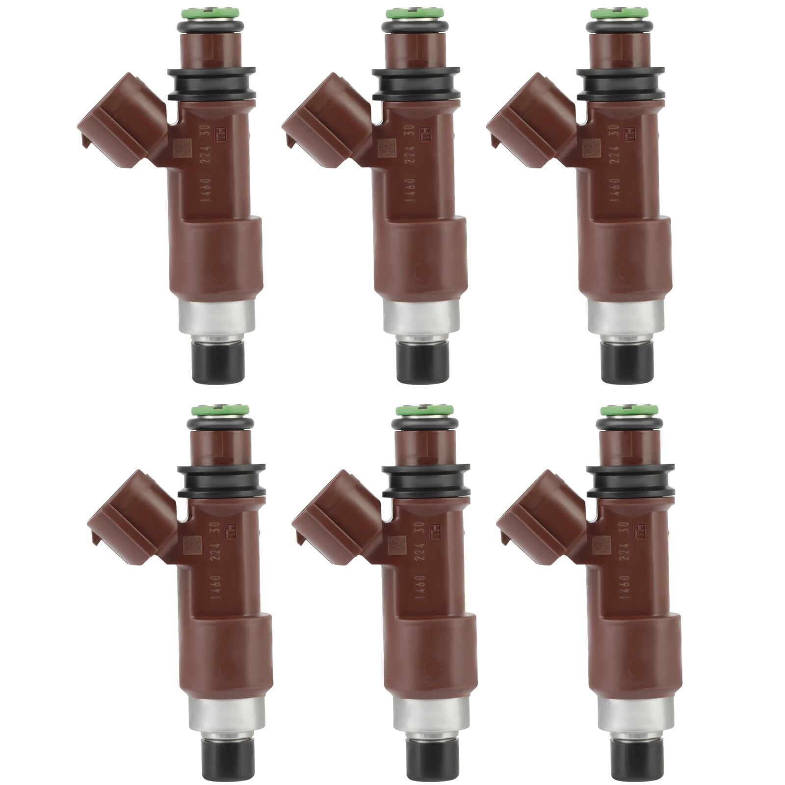 ECCPP 6Pcs 2 Holes High-Quality Fuel Injector Kits fit for 2006-2007 ...
