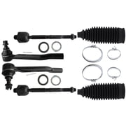 ECCPP 6Pcs Front Outer/Inner Tie Rod End Steering Rack Boot Fit For 2014-2020 for Acura for MDX 2019-2022 for Honda for Passport 2016-2022 for Honda for Pilot 2017-2022 for Honda for Ridgeline