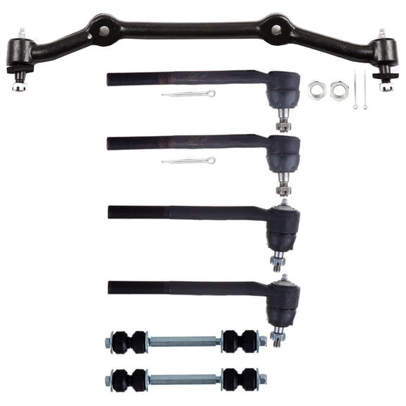 ECCPP - 7PCS Front Center Link Inner Outer Tie Rod End Sway Bar Link For 1998-2005 For Chevy Blazer 1996-2003 For Chevy S10 1996-2001 For GMC Jimmy 1996-2003 For GMC Sonoma 1996-2000 For Isuzu Hombre