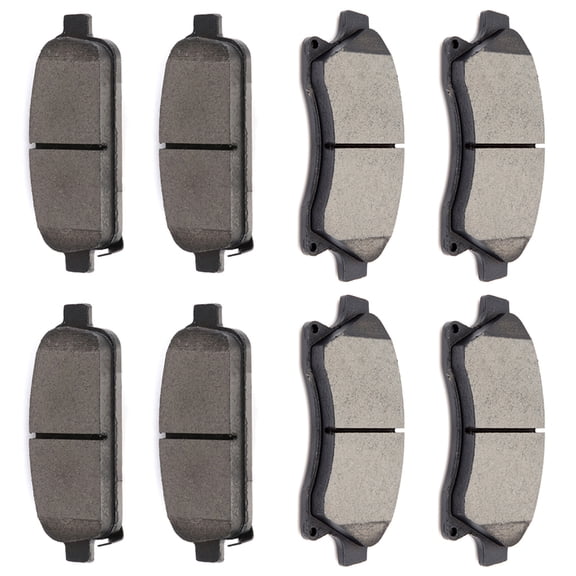 ECCPP 8PCS Ceramic Brake Pads Fits 2014-2016 for Chevy Sonic 1.6L 2013-2016 for Chevy Sonic 1.4L Front Rear Left and Right
