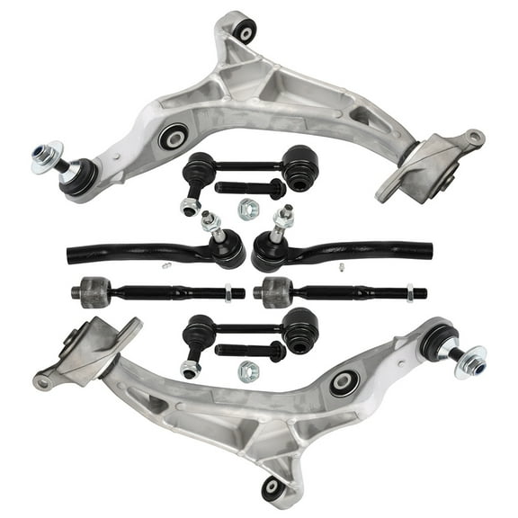 ECCPP - 8PCS Front Lower Control Arm w/Ball Joint Inner Outer Tie Rod End Sway Bar Link Compatible Fit 2016-2022 For Dodge For Durango 2016-2021 For Jeep Grand Cherokee Suspension Kit