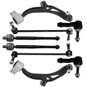 ECCPP 8PCS Front Suspension Kit for 2011-2017 for Ford Explorer 2013-2017 for Ford Police Interceptor Utility Lower Control Arm and Ball Joint Assembly Sway Bar End Link Outer Tie Rod End