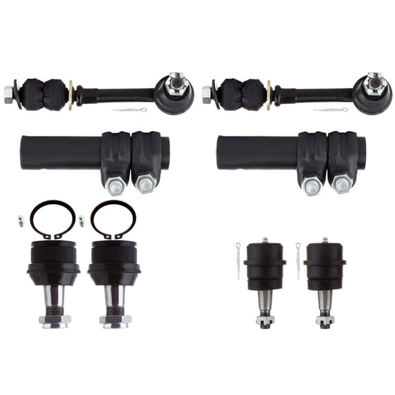 ECCPP - 8PCS Front Suspension Kit For 1994-1997 For Dodge Ram 1500 Tie Rod Adjusting Sleeve Sway Bar End Link Upper Ball Joint Lower Ball Joint