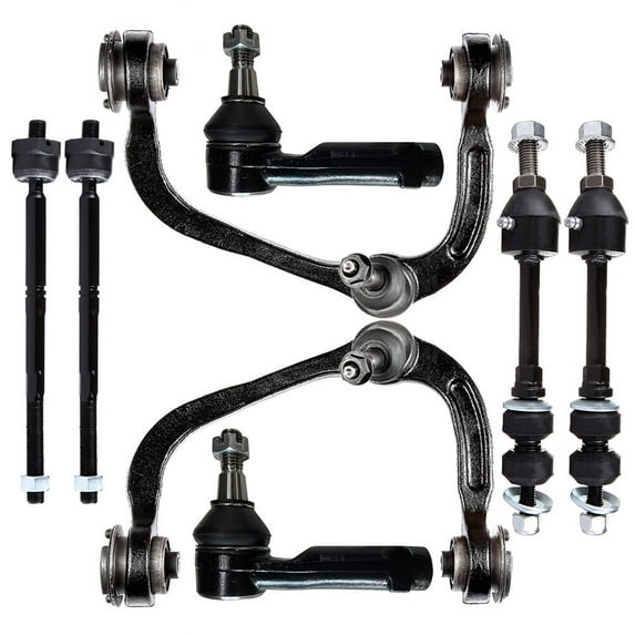 ECCPP - 8PCS Front Suspension Kit For 2005-2008 For Ford For F-150 2006-2008 For Lincoln Mark LT Upper Control Arm And Ball Joint Outer Tie Rod End Inner Tie Rod End Sway Bar End Link