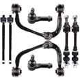 thumbnail image 1 of ECCPP - 8PCS Front Upper Control Arm And Ball Joint + Front Sway Bar End Link + Outer & Inner Tie Rod End Compatible With 05-08 For Ford For F-150 06-08 For Lincoln Mark LT Suspension Kit, 1 of 4