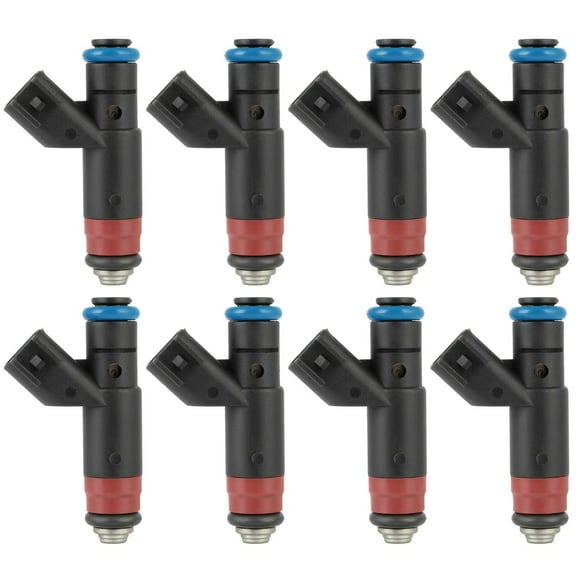 ECCPP 8Pcs 2 Holes High-Quality Fuel Injector Kits fit for 2004-2009 for Dodge for Durango 5.7L, 2004-2008 for Dodge for Ram 1500 / for Ram 2500 / for Ram 3500 5.7L FJ482;53032713AB