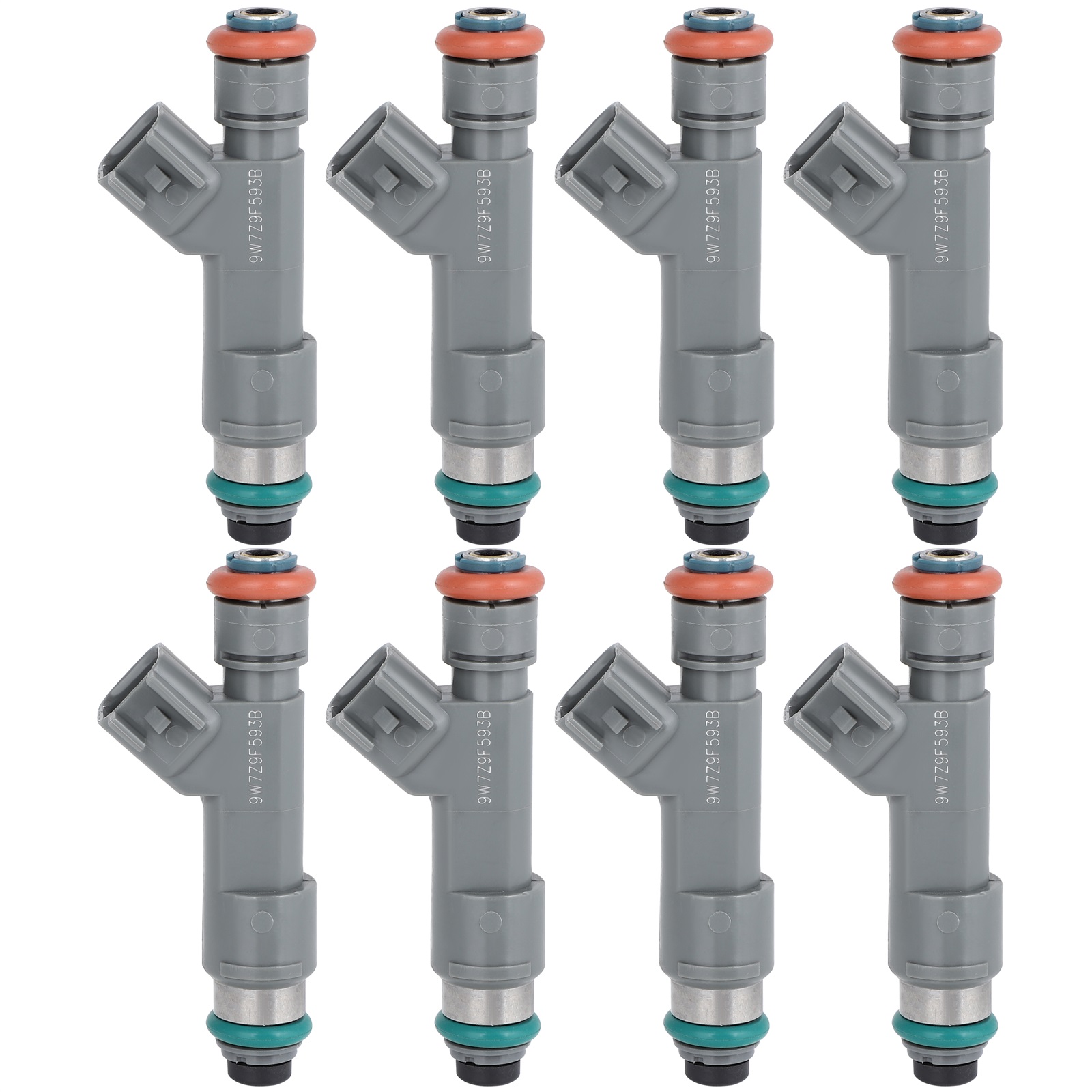 ECCPP 8Pcs 8 Holes High-Quality Fuel Injector Kits fit for 2011 Ford E ...