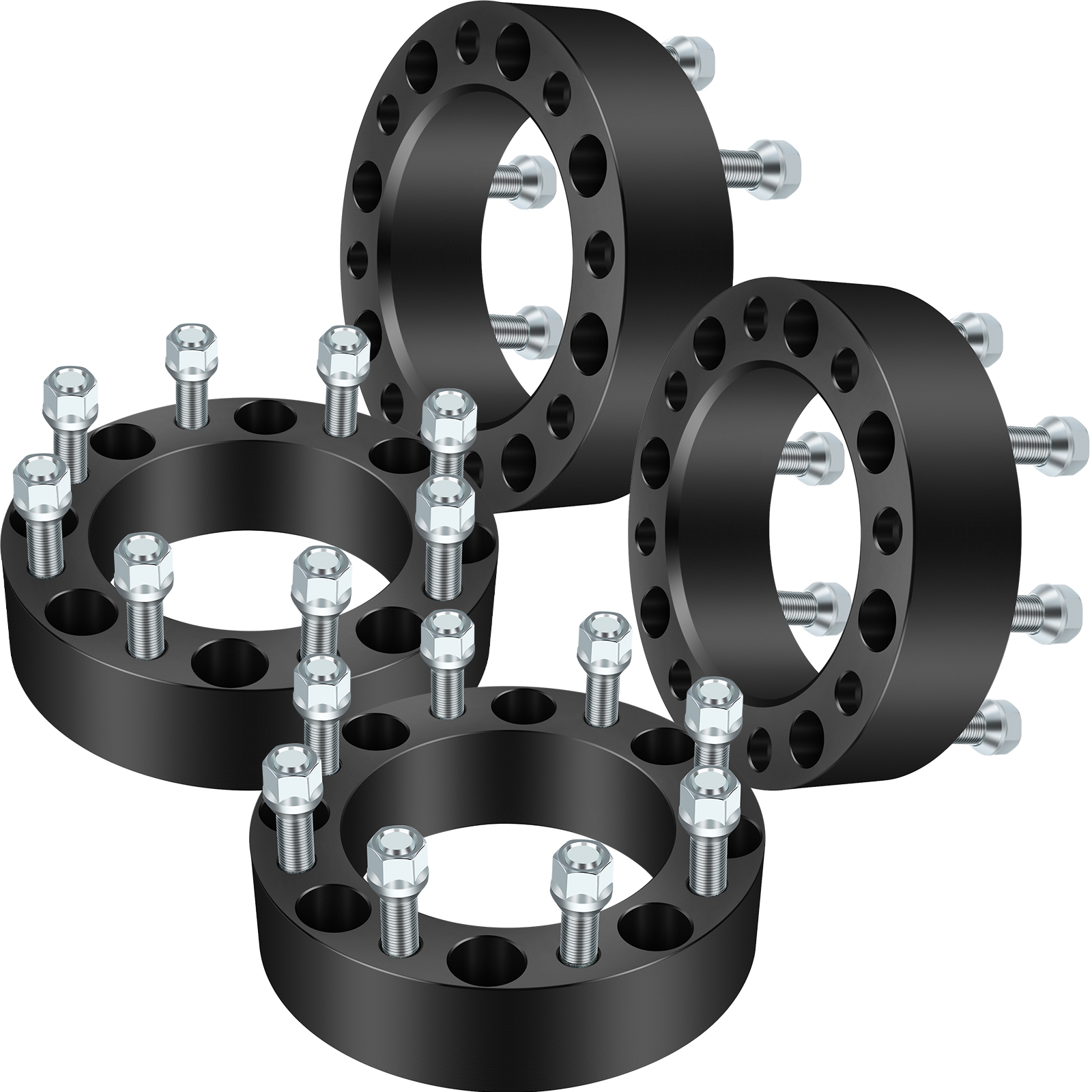 20 Pcs Bulge Lug Nuts 12x1.5 Chrome for Ford Escape Fusion Focus