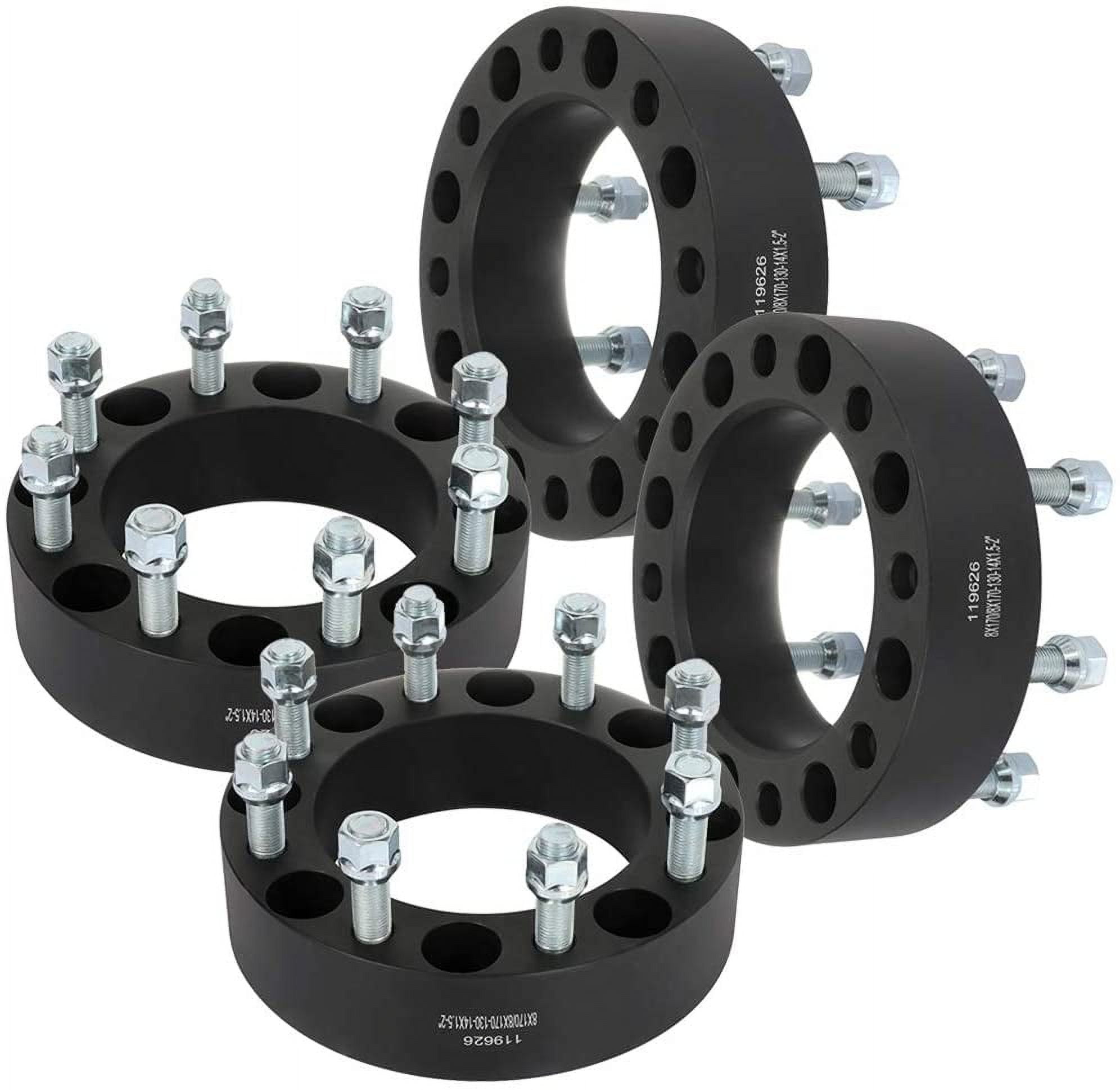 ECCPP 8x170 2 inch 50mm Wheel Spacers 8x170mm to 8x170mm 8 Lug 14x1.5