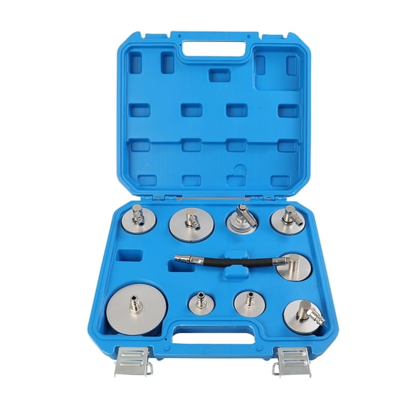 ECCPP 9 Piece Automotive Brake Reservoir Adapter Set Fit For Brake Fluid Bleeding