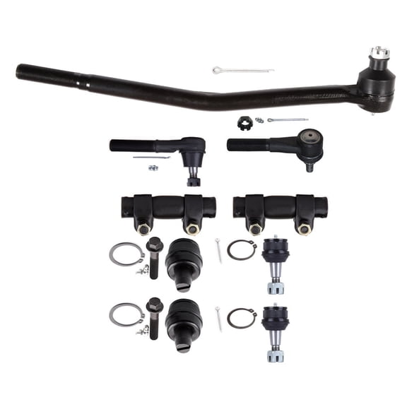 ECCPP 9pcs Inner Outer Tie Rod End Adjusting Sleeve Center Link Lower Upper Ball Joint fit for Ford E-150 E-150 Club Wagon E-150 Econoline E-150 Econoline Club Wagon