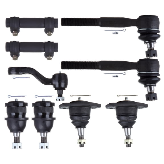 ECCPP 9pcs Outer Tie Rod End Adjusting Sleeve Ball Joints Pitman Arm fit for Chevy Blazer C10 K5 Blazer P10 R10 R1500 Suburban For GMC C15 C15/C1500 Pickup C15/C1500 Suburban C1500 Jimmy P15