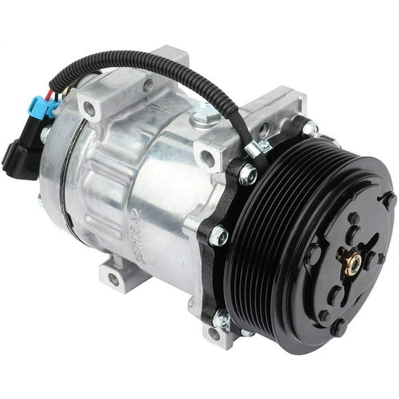 ECCPP A/C Compressor with Clutch CO 4485C 1991-2005 for Compatible for Freightliner FL70 4.3L 5.9L 7.2L 8.3L 6.0L 6.4L 2015-2017 for F-reightliner Sprinter 2500