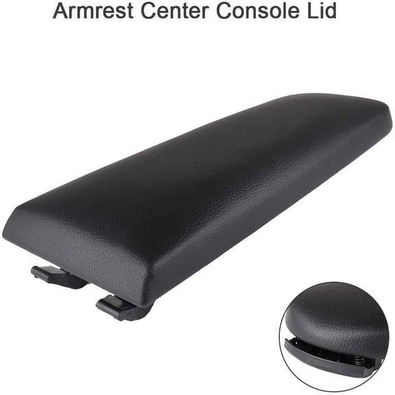 ECCPP Armrest Center Console Lid Cover W/Base for 1999-2009 For Volkswagen For Jetta Armrest Cover Black