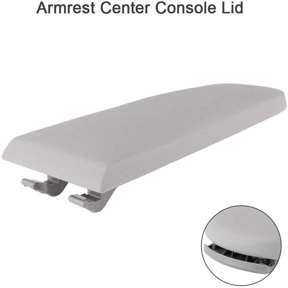 ECCPP Armrest Center Console Lid Cover W/Base for 1999-2009 For Volkswagen For Jetta Armrest Cover Grey