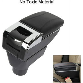 ECCPP Armrest Center Console for 2015-2019 For Mitsubishi Attrage Armrest Center Console Box W/Cover Black