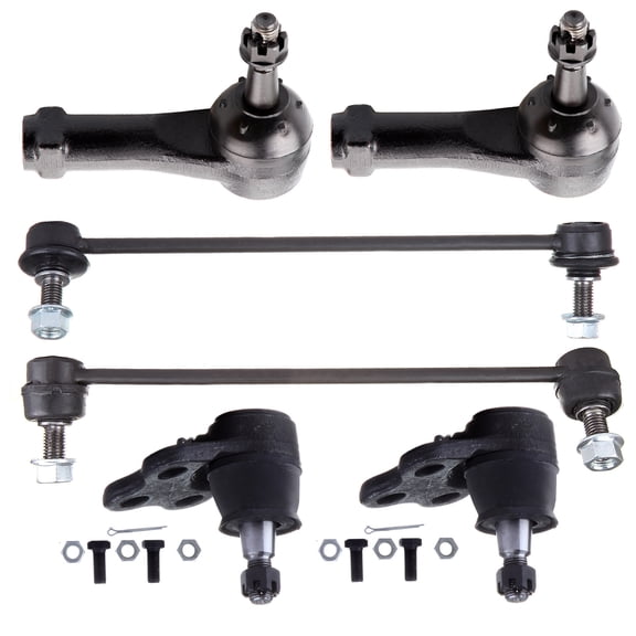 ECCPP Ball Joint Tool 05 06 07 08 09 For Chevrolet Equinox 06 07 08 09 For Pontiac Torrent 02 03 04 05 06 07 For Saturn Vue - Lower Ball Joints Outer Tie Rod Ends Front Sway Bar End Links