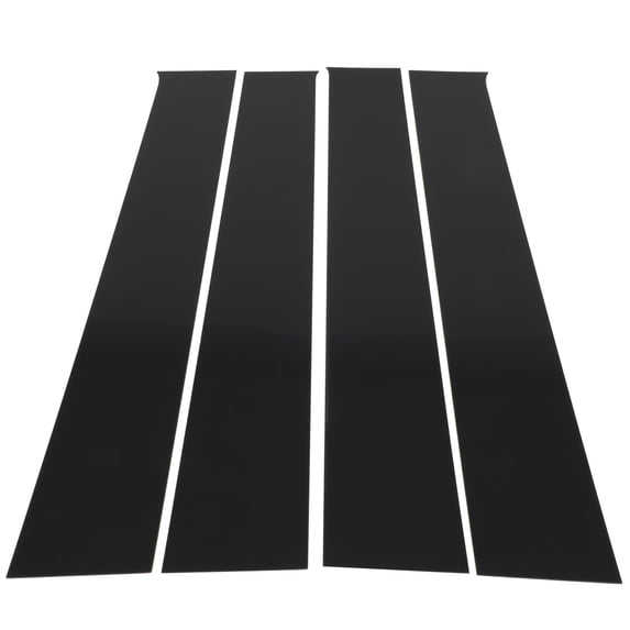 ECCPP Black Pillar Posts for Dodge Ram 1500 Ram 2500 Ram 3500 Ram 4500 Ram 5500, for Ram 1500 2500 3500 4500 5500 2009 2010 4PCS Set Door Trim Piano Cover Kit