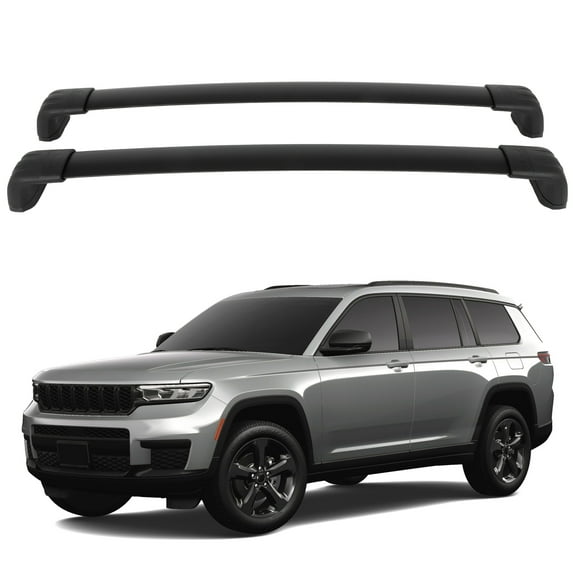ECCPP Black Roof Rack Cross Bars Fits For Jeep For Grand Cherokee 2013-2023 Side Rails Roof Rack Crossbars