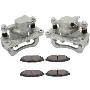 ECCPP Brake Calipers Brake Pads fit For Subaru Impreza 2008-2014,For Subaru WRX 2013-2016