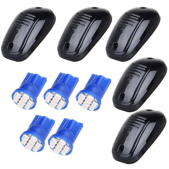 ECCPP Cab Roof Top Marker Running Lights T10-8-3020-SMD Blue LED Bulbs (Total)
