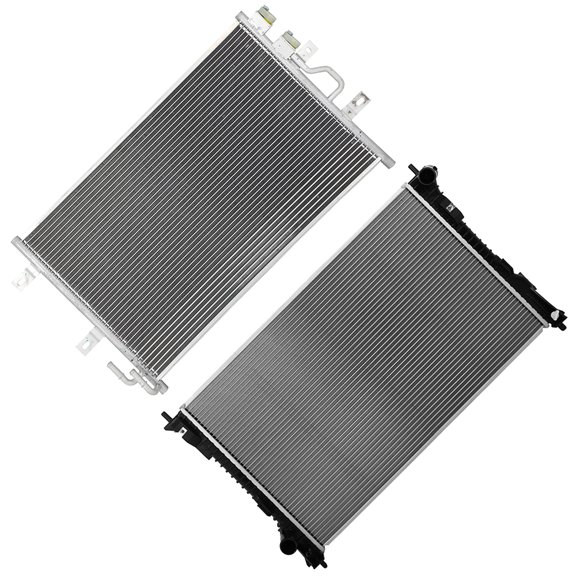 ECCPP Car Radiator and A/C Condenser Fits for Ford for Taurus 2015-2019 13306