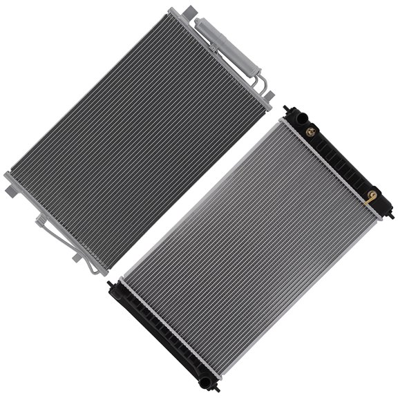 ECCPP Car Radiator and A/C Condenser Fits for Nissan for Altima 2011-2018 for Nissan for Maxima 2016-2018 2988,21410ZN50A,21460ZN50A,3433