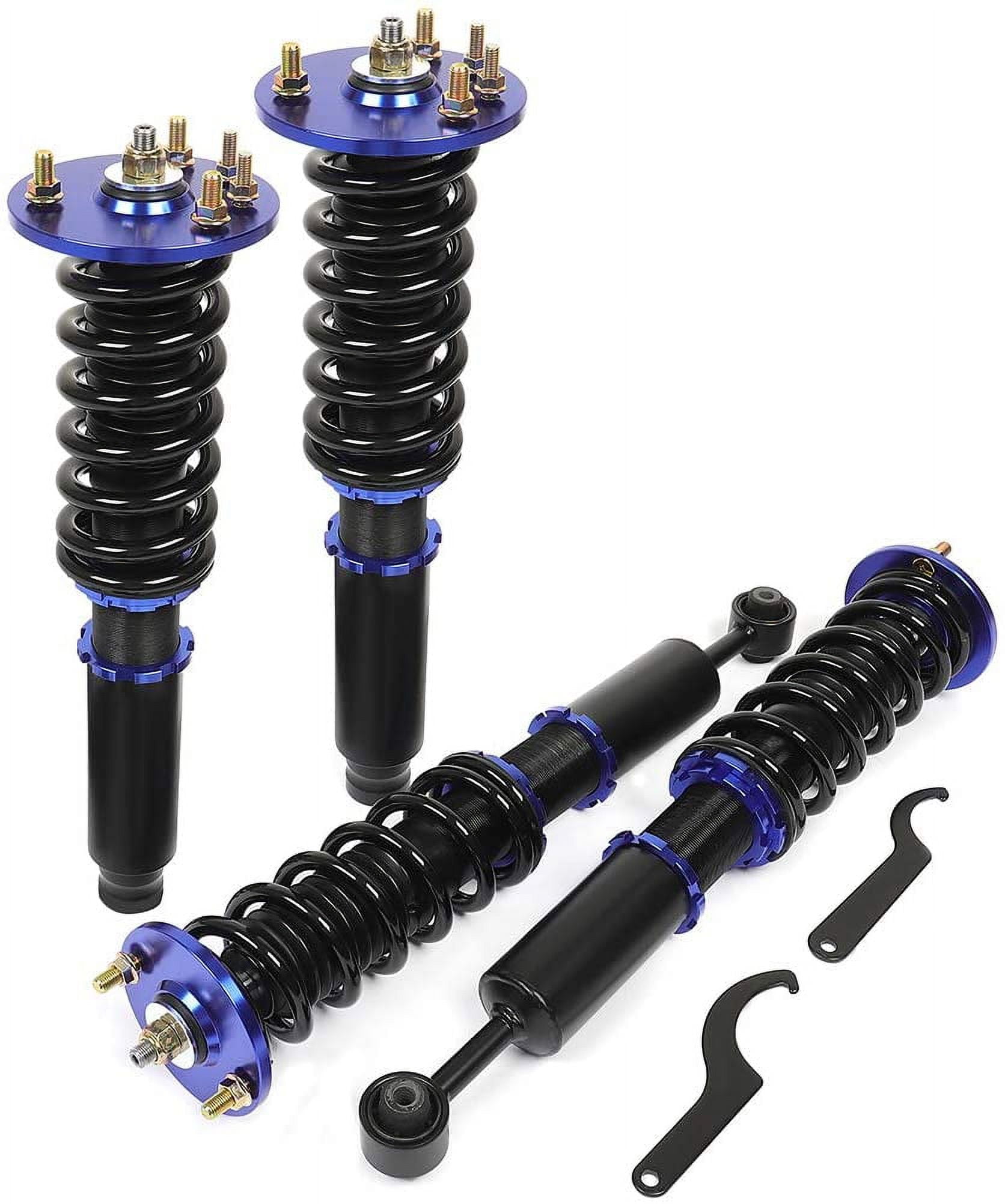 ECCPP Coilover Struts Spring Shocks Adjustable Height Coilovers Suspension Struts Coil Spring