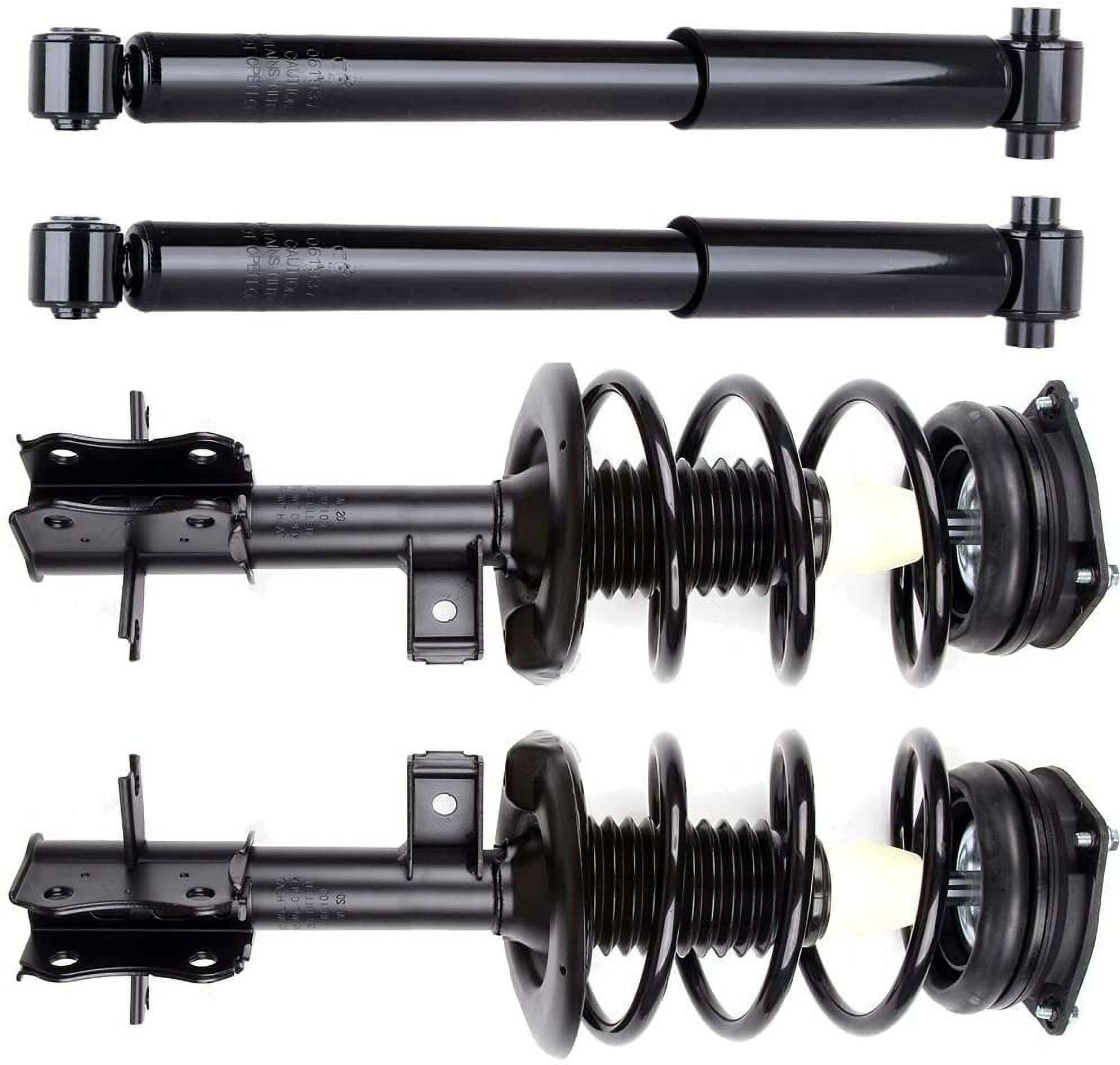 ECCPP Complete Struts Assembly Front Rear Struts Shock Absorber Fit for 2007 2008 2009 2010 2011 2012 for Nissan Sentra Set of 4