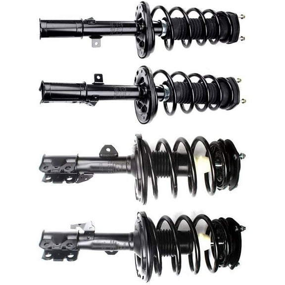 ECCPP Complete Struts Spring Assembly Front Rear Struts Shock Absorber Fit for 2004 2005 2006 for Lexus ES330,2004 2005 2006 for Toyota Camry,2004 2005 2006 for Toyota Solara Set of 4