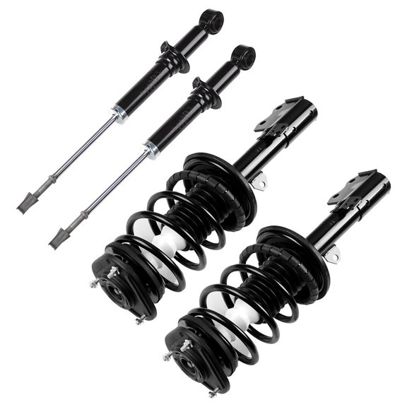 ECCPP Complete Struts Spring Assembly Front and Rear Struts Shock Coil Spring Fit for 2004 2005 2006 2007 2008 2009 for Toyota Prius - 172358 172357 341322 341322
