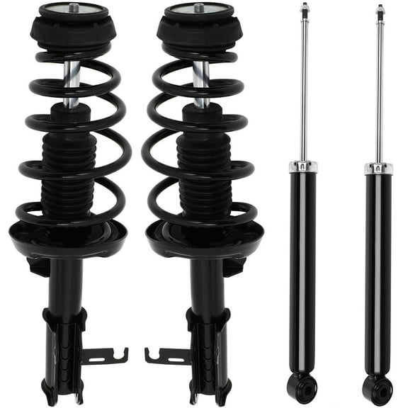 ECCPP Complete Struts Spring Assembly Front and Rear Struts Shock Coil Spring Fit for 2011-2015 for Chevrolet Cruze 2016 for Chevrolet Cruze Limited - 372664 348032 5663
