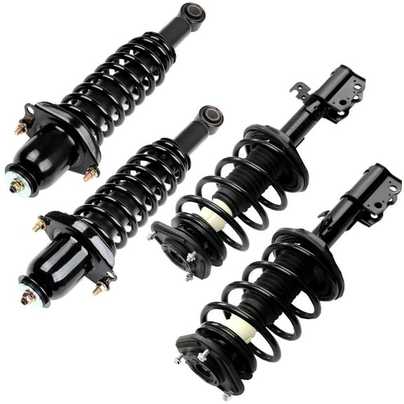 ECCPP Complete Struts Spring Assembly Front Rear Struts Shock Absorber Fit for 2003 2004 2005 2006 2007 2008 for Toyota Corolla Set of 4