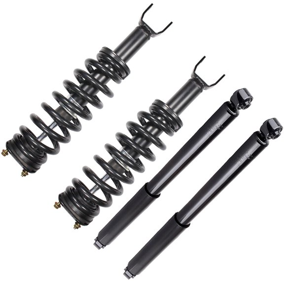 ECCPP Complete Struts Spring Assembly Front and Rear Struts Shock Coil Spring Fit for 2006-2008 for Dodge for Ram 1500 - 171111 34521