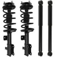 thumbnail image 1 of ECCPP Complete Struts Spring Assembly Front and Rear Struts Shock Coil Spring Fit for 2006-2013 for Suzuki Grand Vitara - 172424 343435 37308, 1 of 6