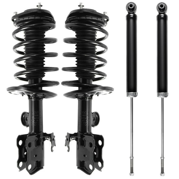 ECCPP Complete Struts Spring Assembly Front and Rear Struts Shock Coil Spring Fit for 2010-2015 for Toyota Prius - 172689 349035