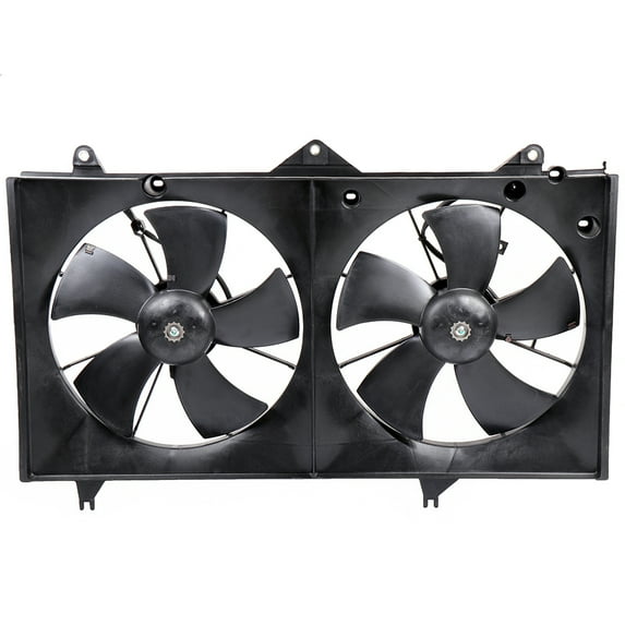 ECCPP Condenser Radiator Cooling Fan Assembly Replacement fit for 2002-2006 Toyota Camry 2.4L